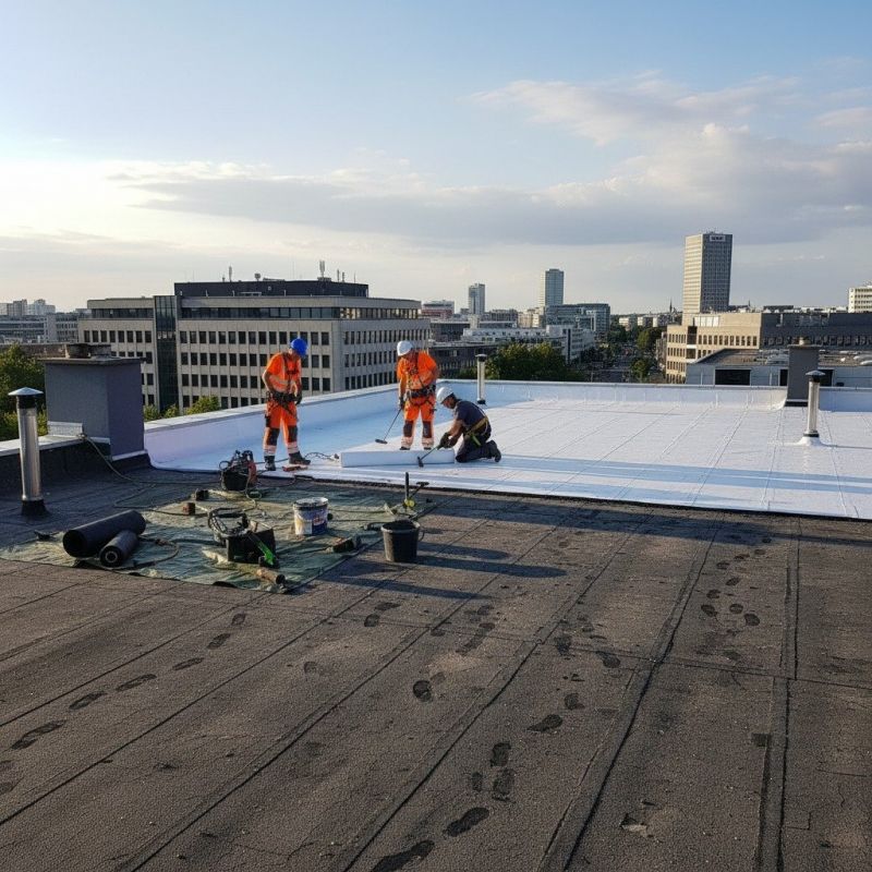 Single Ply Roof Repair in New Middletown, OH