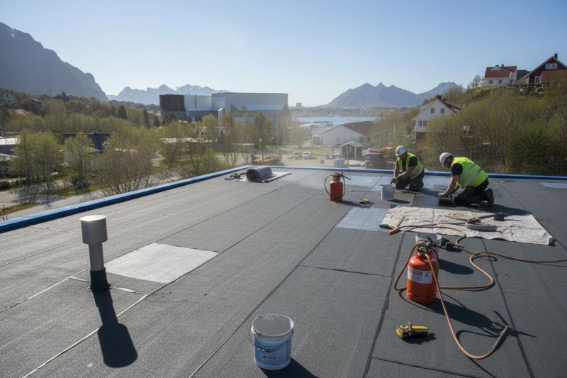 Single Ply Roof Replacement in North Benton, OH