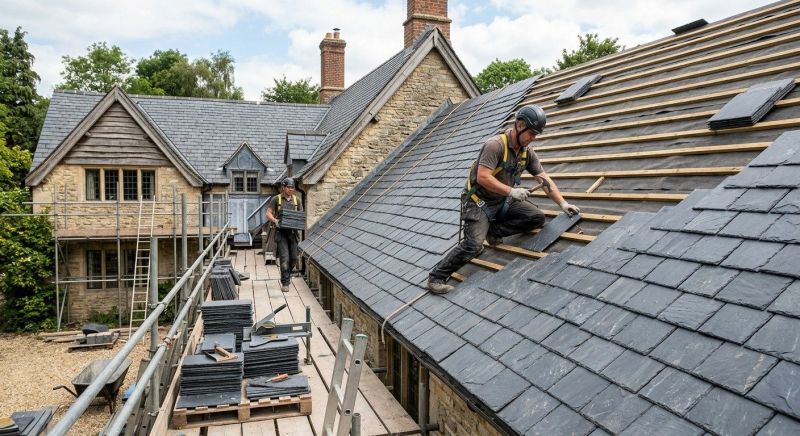 Slate Roof Construction in Homeworth, OH