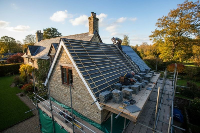 Slate Roof Replacement in Damascus, OH