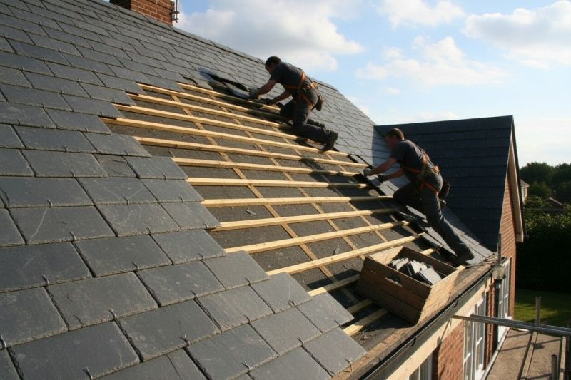 Slate Roof Replacement in Damascus, OH