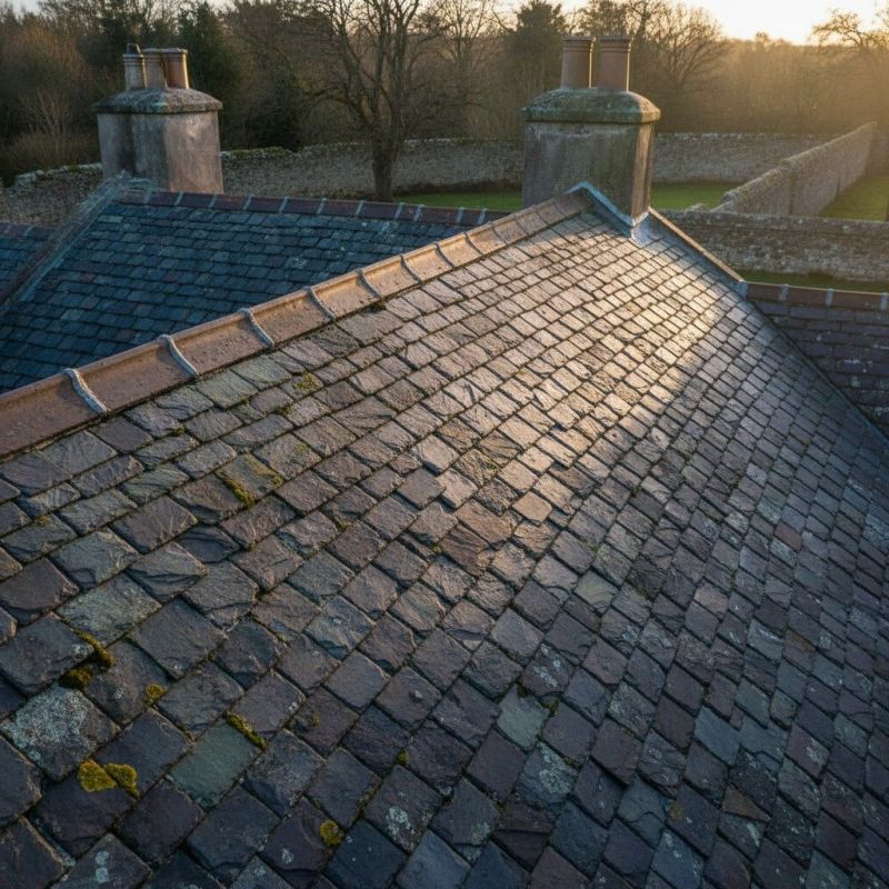 Slate Roof Replacement in Damascus, OH