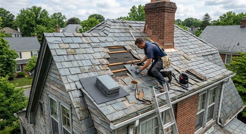 Slate Shingles Repair in Kensington, OH