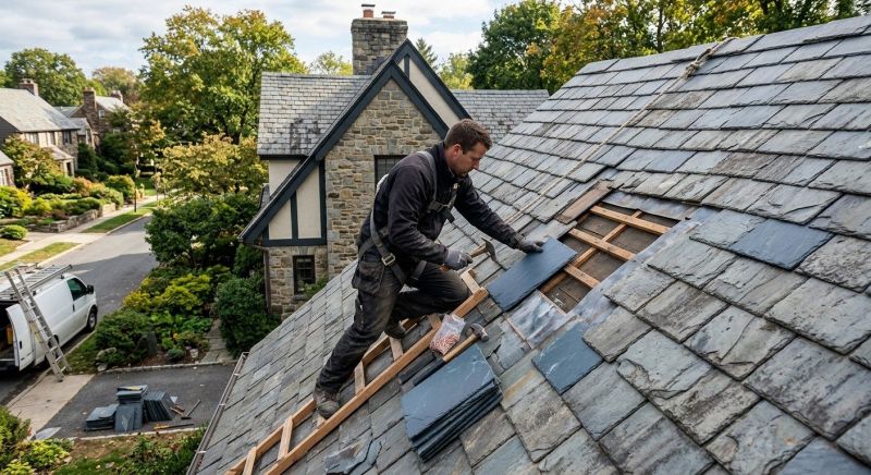 Slate Shingles Repair in Columbiana County, OH