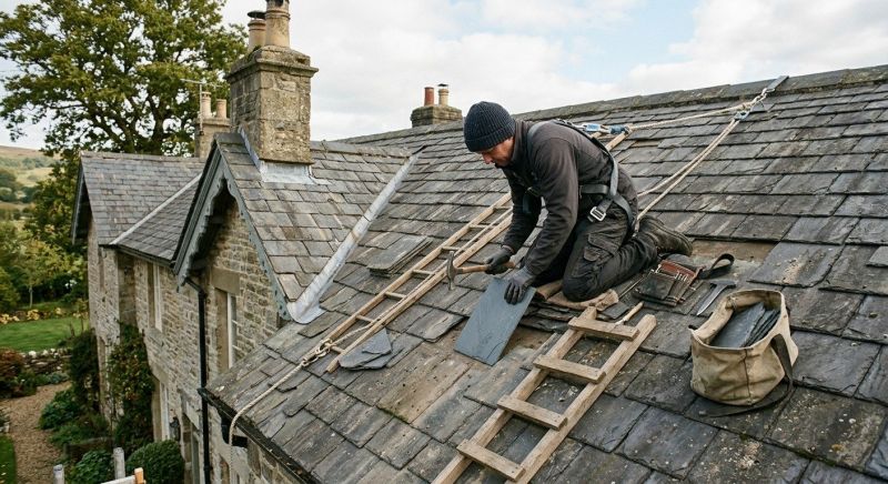 Slate Shingles Repair in Struthers, OH