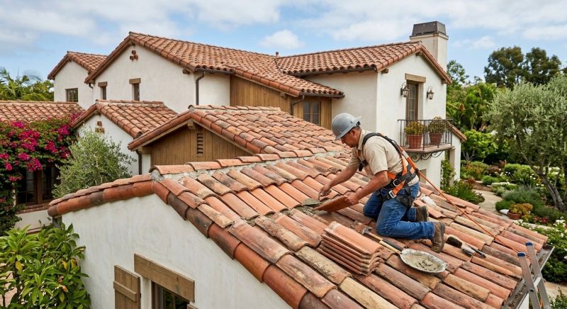 Spanish Tile Roof Repair in Columbiana County, OH
