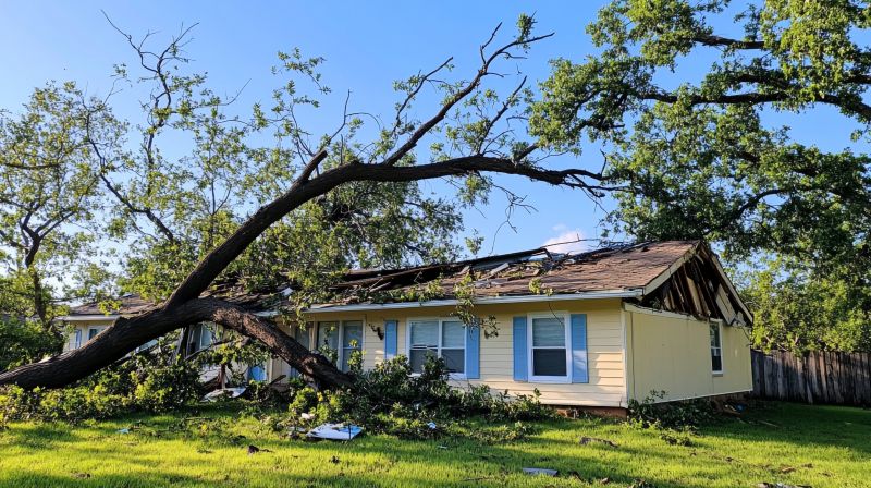 Storm Damage Roof Repair in Lisbon, OH