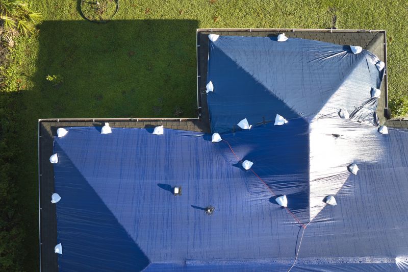 Storm Damage Roof Tarping in Columbiana County, OH