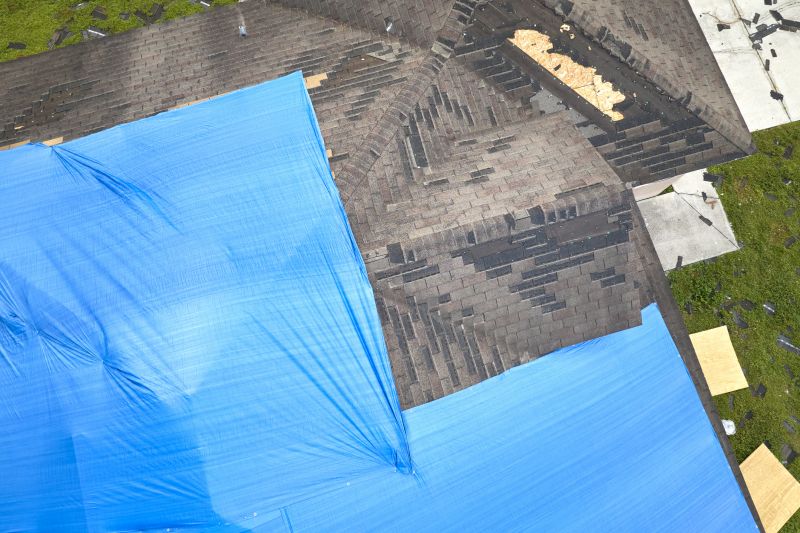Storm Damage Roof Tarping in Columbiana County, OH