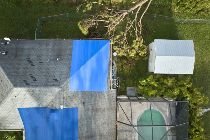 Storm Damage Roof Tarping in Columbiana County, OH