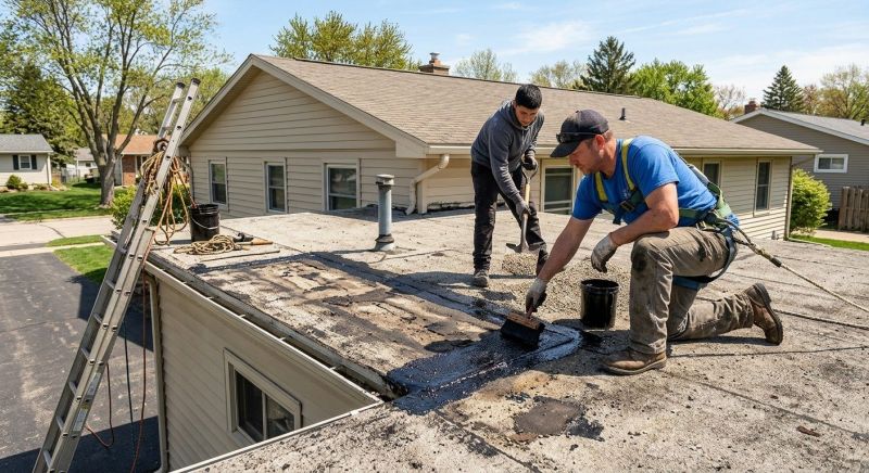 Tar And Gravel Roof Repair in Homeworth, OH