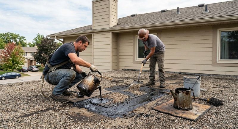 Tar And Gravel Roof Repair in Kensington, OH