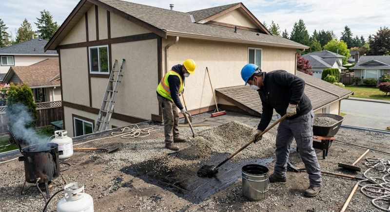 Tar And Gravel Roof Repair in Kensington, OH