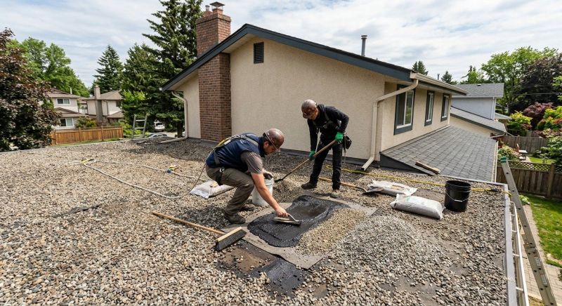 Tar And Gravel Roof Repair in Mahoning County, OH