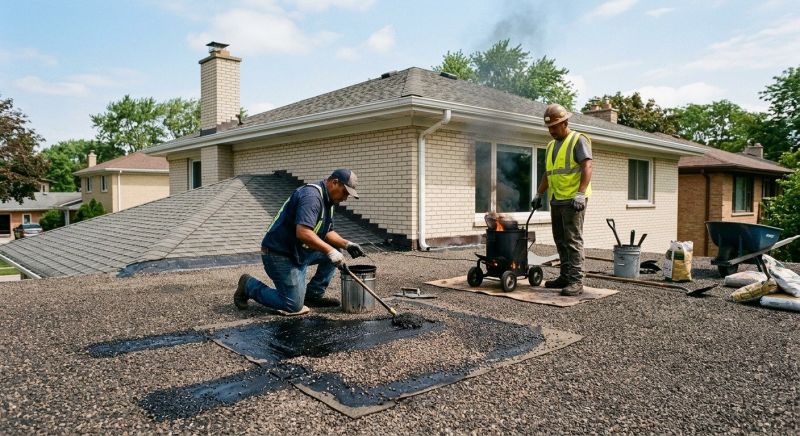 Tar Roof Repair in Alliance, OH