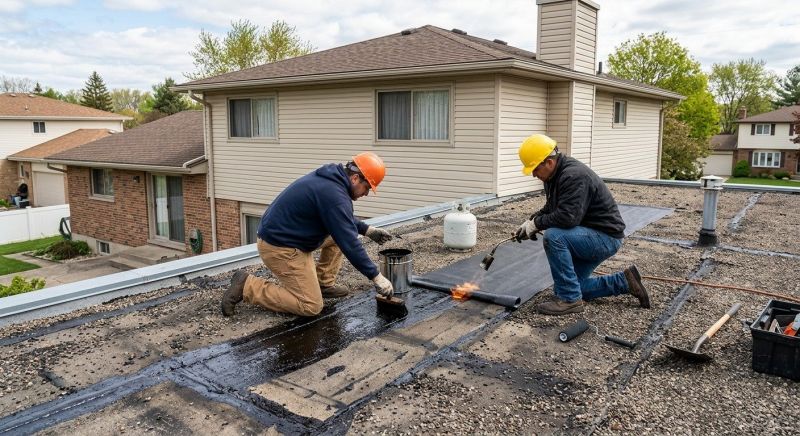 Tar Roof Repair in Campbell, OH