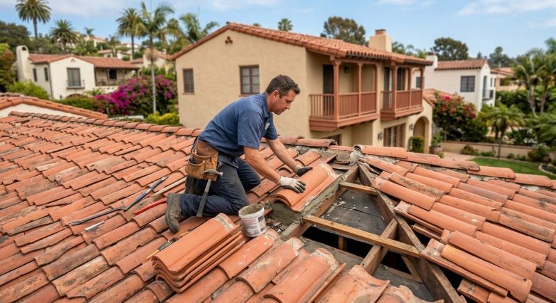 Tile Roof Repair in Campbell, OH