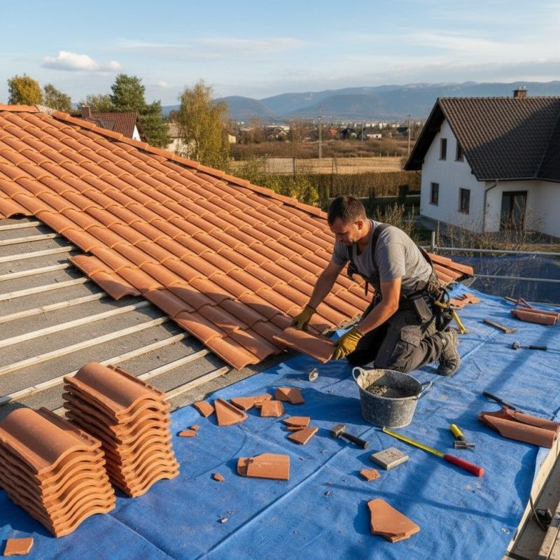 Tile Roof Repair in Campbell, OH