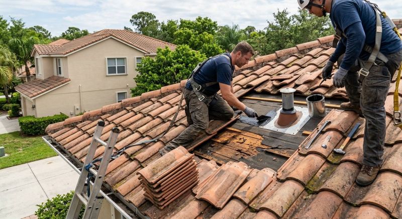 Tile Roof Repair in Girard, OH
