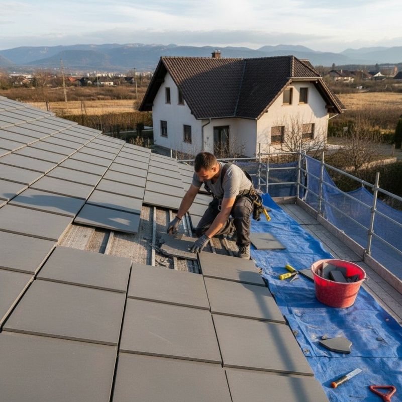 Tile Roof Repair in Girard, OH