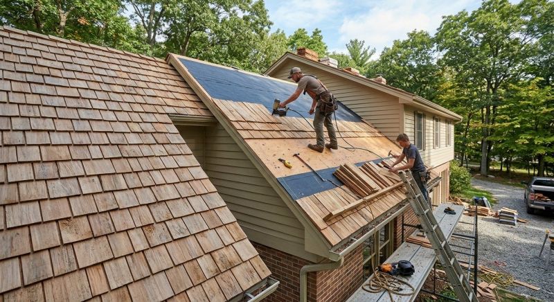 Wood Roofing Installation in Campbell, OH