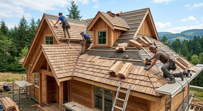 Wood Roofing Installation in Lisbon, OH