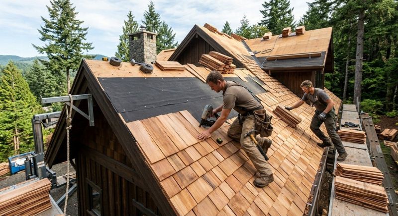 Wood Roofing Installation in Mahoning County, OH