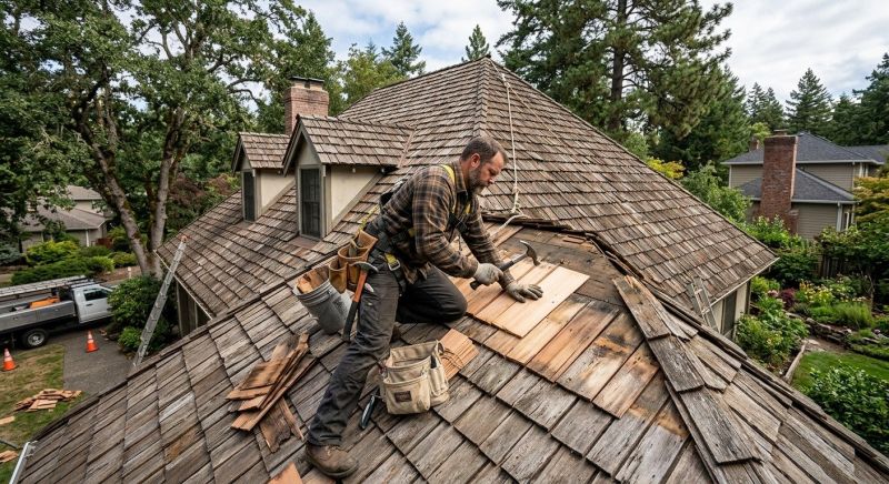 Wood Shake Roof Repair in Enon Valley, PA