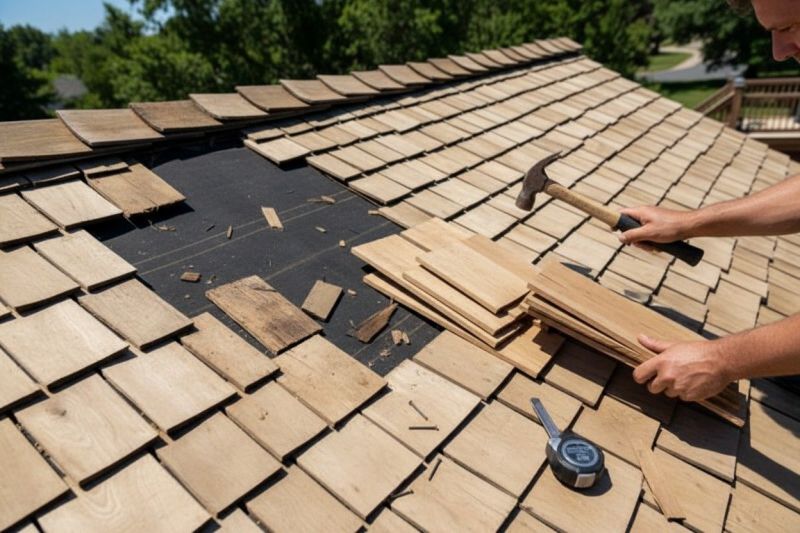 Wood Shake Roof Repair in Homeworth, OH