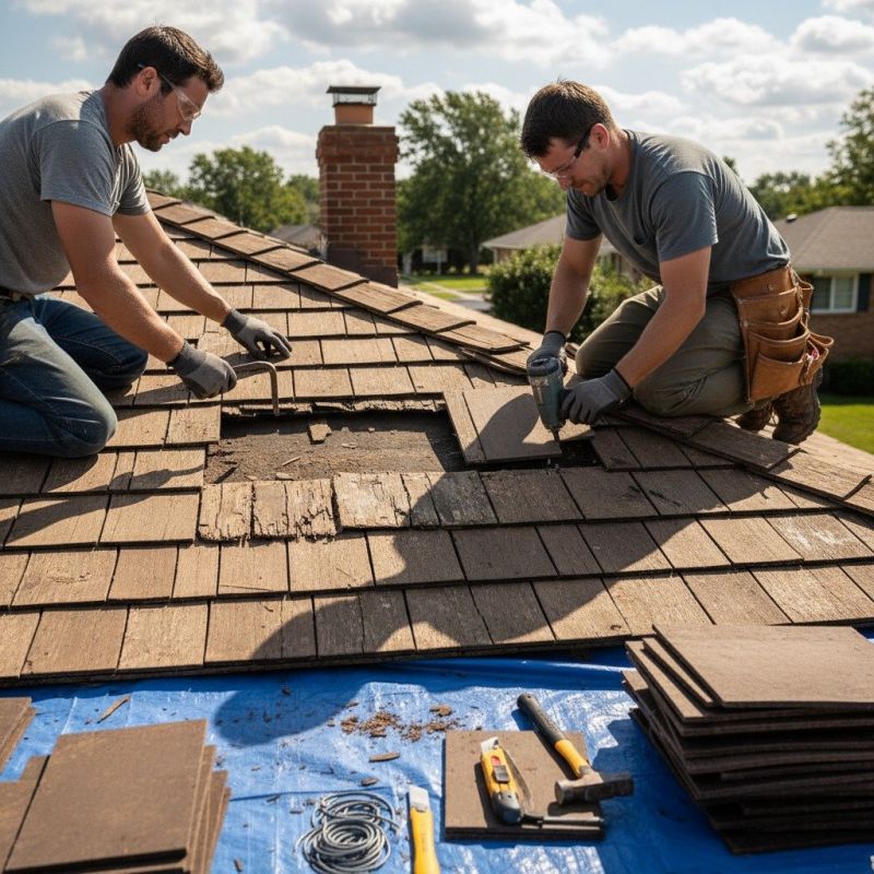 Wood Shake Roof Repair in New Middletown, OH