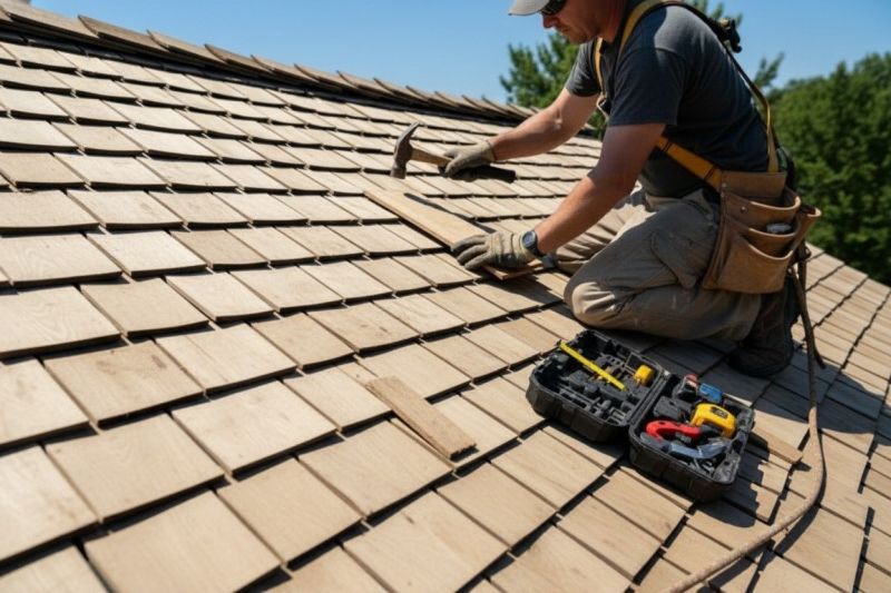 Wood Shake Roof Repair in Salem, OH