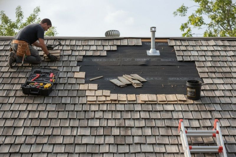 Wood Shake Roof Repair in Youngstown, OH