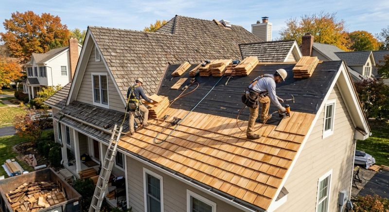 Wood Shake Roof Replacement in North Benton, OH