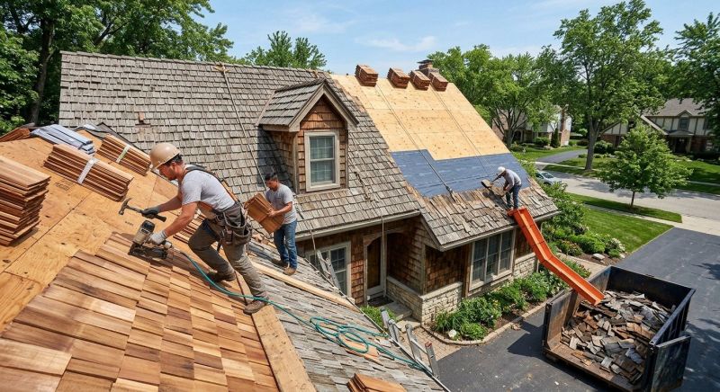 Wood Shake Roof Replacement in Rootstown, OH